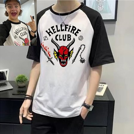 Stranger Things säsong 4 T-shirt Kids Hellfire Club T-shirt Topp
