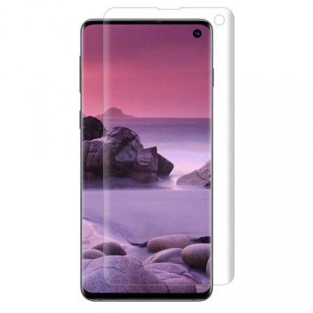 3x Fullskjermbeskytter for Samsung S10 Plus i plastisk fingeravtrykk