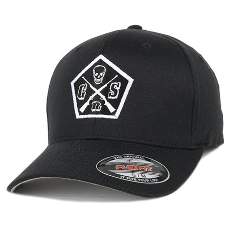 GUNS n SKULLS - Negro flexfit Gorra - Pentagon Black Flexfit @ Hatstore