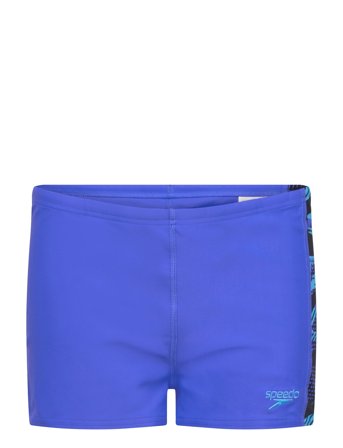 Boys Hyperboom Panel Aquashort Blue Speedo