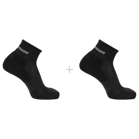 Salomon - Ponožky Ponožky Evasion Ankle 2-pack - Black / Black