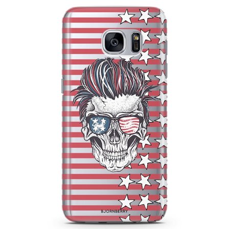 Bjornberry Samsung Galaxy S6 TPU Skal - USA Döskalle