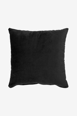 House Nordic - Kudde Lido. Sammet och polyester i svart färg - Svart - Prydnadskuddar & kuddfodral - Från Homeroom