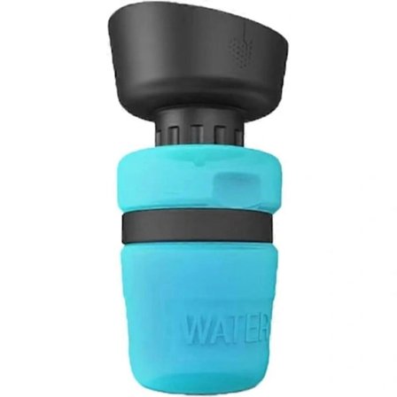 1 st Vattenflaska med skål för stora hundar, utomhusdrickskål, hundpresent, portabel dricksdispenser, hundprodukt 520 ml - Yx