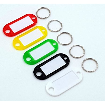 25 Nyckelbrickor med 5 Olika Färger För Nycklar DXGHC