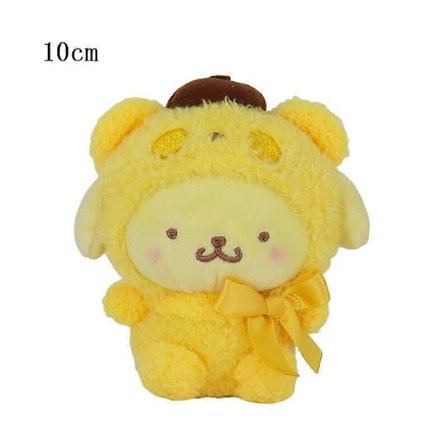 10-15cm Sanrio Plysj Kosedyr Tegneserie Anime Figur Kuromi My Melody Cinnamoroll Søte Dukker Baby Bursdagsgaver Kawaii Dekor