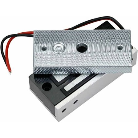 Magneettinen sähkölukko 60kg 135Lbs Sähkömagneettinen lukko kulunvalvontajärjestelmään, DC 12V Magneettinen ovilukko, Turvallisuus sisä- ja 