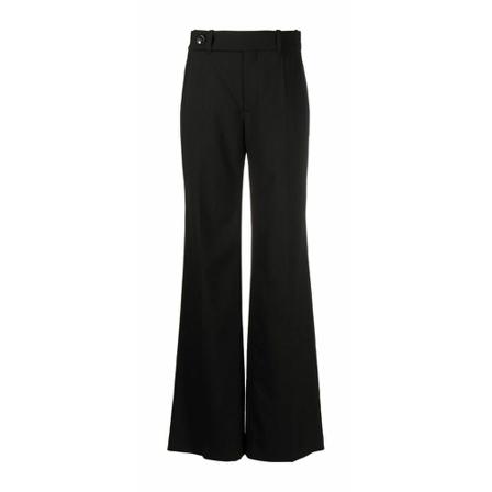 Chloé, Wide Trousers Zwart, Dames, Maat:M