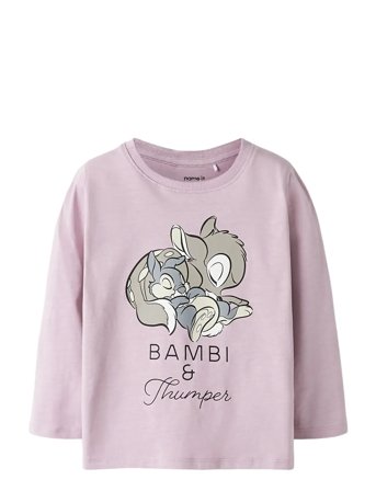 name it Nmfveenara Bambi Ls Top Wdi - Pink - 104