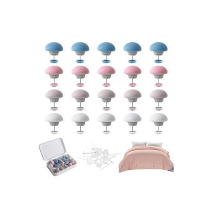 20 stk. dynefastgørelser, dynebetræksclips, fastgørelsesclips til at sikre dynen, dyneclips til at organisere lagner