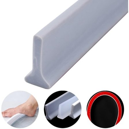 Brusebundstykke / Vandbarriere – Selvklæbende bruseliste