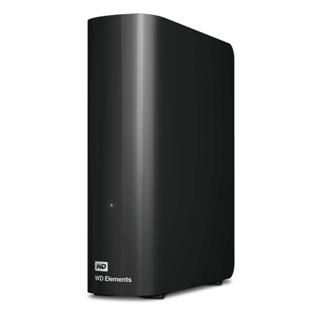 WD Elements Desktop WDBWLG0100HBK - Harddisk - 10 TB - ekstern (stasjonær) - USB 3.0