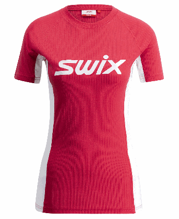 Swix RaceX Classic Short Sleeve W Cherry Berry/Bright White
