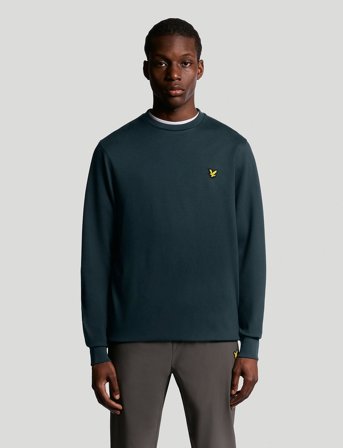 Lyle & Scott Sport Crew Neck Fly Fleece - Navy - XXL