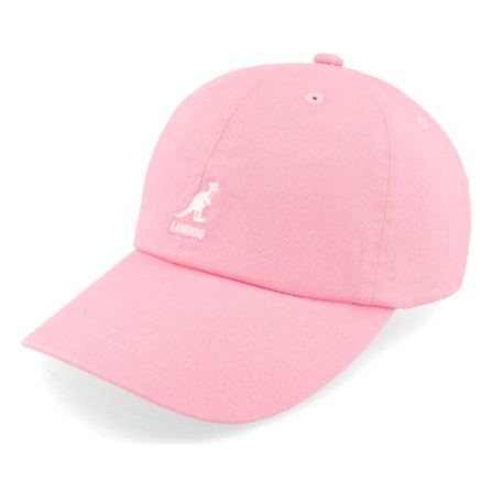 Kangol - Pink unconstructed Kasket - Washed Baseball Pepto Dad Cap @ Hatstore
