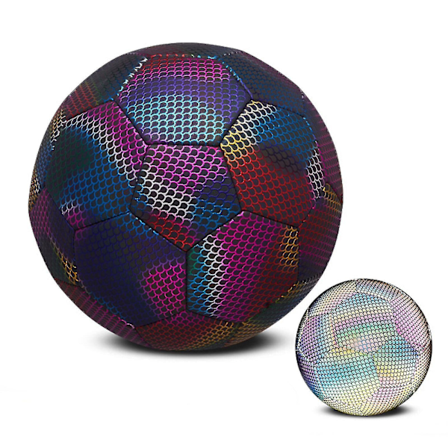 Hohtava jalkapallo koko 4 ja 5, valaiseva pallo yöpeleihin ja harjoitteluun Multicolor 4