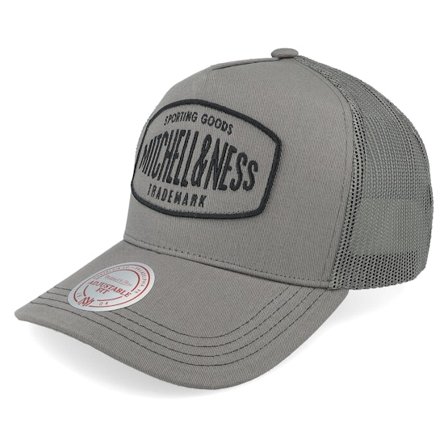 Mitchell & Ness - Grå trucker Caps - Sporting Charcoal A-Frame Trucker @ Hatstore