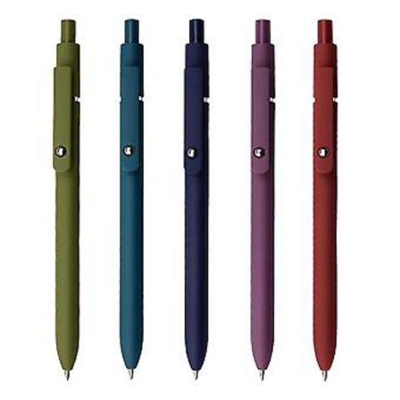 Sujuva kirjoitus kynät 0,42 mm 5 kpl Kuiva muste sisäänvedettävä rullapallo