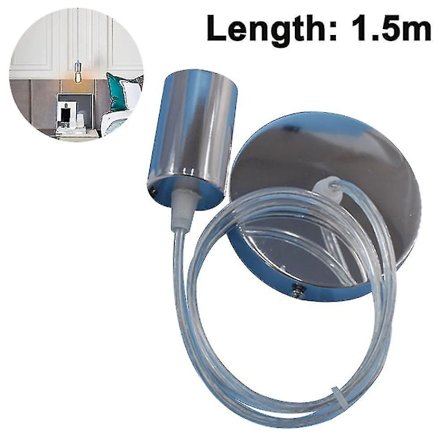 Metall Hengelampe, E27 Lampe Sokkel Med Kabel, Ledning Pendel, Hengelampe Kabel, Ideell For Takbelysning