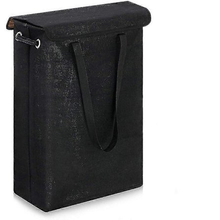 Tvättkorg med lock och handtag