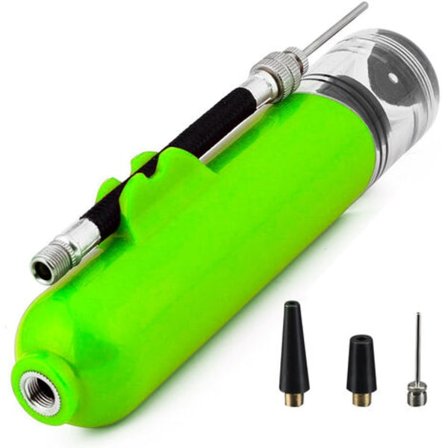 Bærbar Boldpumpe med To Nåle - Oppustelig Kit til Gyngepude, Luftmadras, Yoga, Fitnesscenter, Schweiziske Bolde - Let