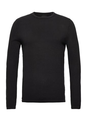 Onspanter Life 12 Struc Crew Knit Black ONLY & SONS