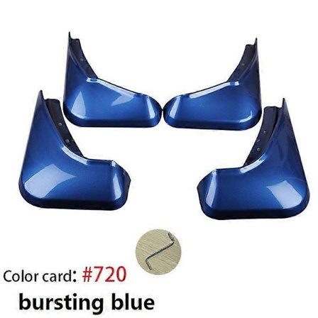 Blå gjørmesprutbeskyttere foran og bak til Volvo XC60 S90 18 2019 2020 2021 2022, skjerm, sprutbeskyttelse, gjørmebeskyttelse, tilbehør [YD]