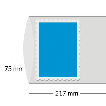 HAWID - Striber - 217x75 mm - Dobbelt lag - Glasklar - 10 stk