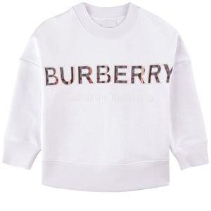 Kids - Burberry White Logo Sweatshirt 10 Years - Jumpers and knitwear - 10 years - White