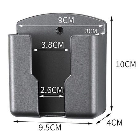 Fjernkontrollholder Veggmontert oppbevaringsboks Kosmetisk bad