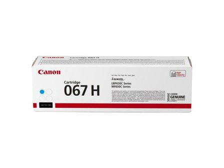 Canon Toner 067H 2,35K cyan - Lyreco - Toner och bläck - Tonerkassetter - Toner Canon