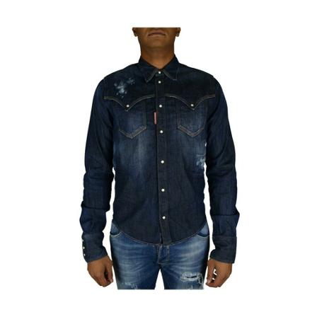Dsquared2 Denim Shirt Blå, Herre Skjorter