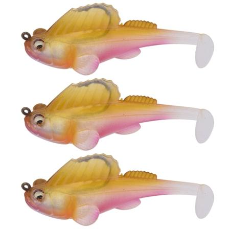 3 st Fat Head konstgjorda bete Swimbaits fiskedrag set fiskeutrustning tillbehör002