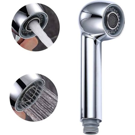 Reservdel Spruta Huvud Kran Pull-out Kökskran Huvud Pip För Kökskran Kran Badkar Blandare Kran Krom Finish Bad Pip Duschhuvud