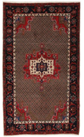 Hand Knotted Koliai Rug 165X275 Wool Black/Brown