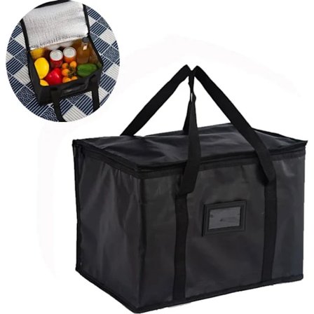 28L kylväska kylbox stor kylbox dryckesväska kylväska kyl pknkväska isolerad väska, 35*23*26cm