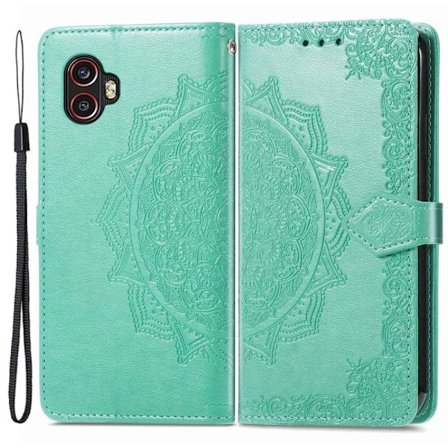 Mandala Samsung Galaxy Xcover 2 Pro / Xcover 6 Pro Flip Etui - Grøn