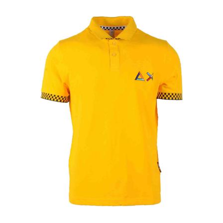 Sun68, T-Shirts Geel, Heren, Maat:M