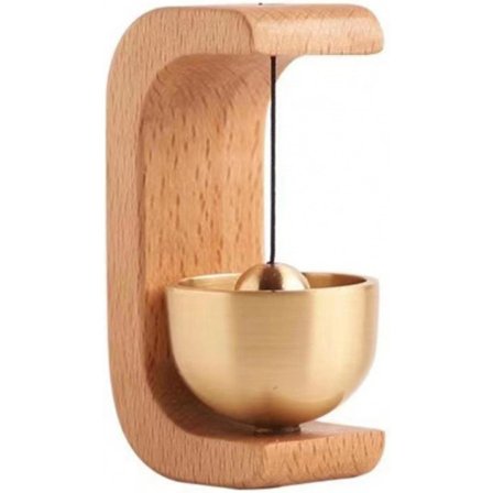 Butikkbjelle for døråpning, magnetisk butikkbjelle i tre for kjøleskap, rom, veranda, hage, bakgård