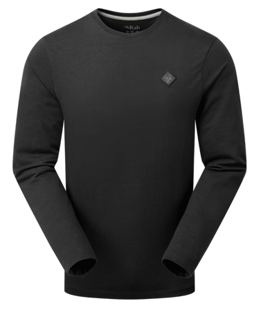 Rab Basecamp Logo Badge LS Tee Beluga