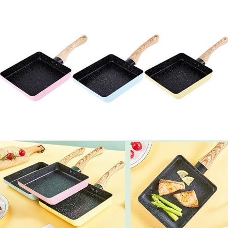 Tamagoyaki Stekpanna Omelett Pannor GUL