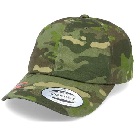 Yupoong - Camo unconstructed Kšiltovka - Multicam Tropic Dad Cap @ Hatstore
