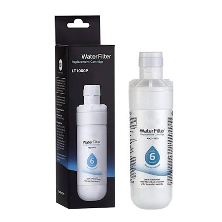 1-2 Pakk LG LT1000P ADQ747935 Kjøleskap Vannrenserfilter Helt Nytt