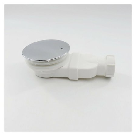 ABS Dome Ekstra-Flat Dusj Avløp, hvit(Avløp)