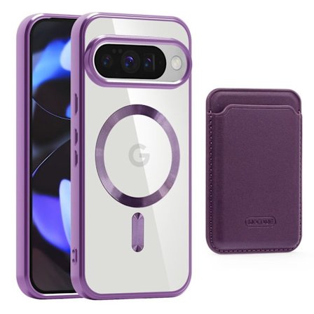 Google Pixel 10 / 10 Pro Case with Wallet - Purple