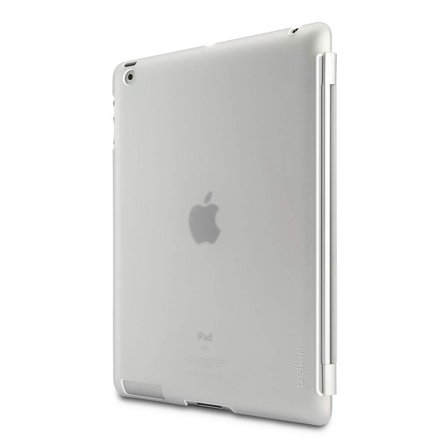 Belkin Snap Shield - Eske for nettbrett - plastikk - blank - for Apple iPad (3. generasjon)