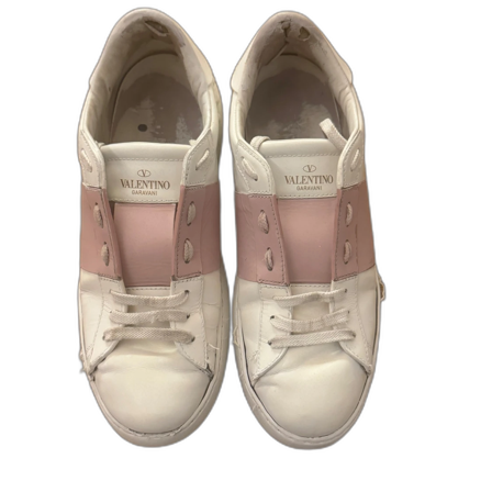 Valentino sneakers i vitt och rosa