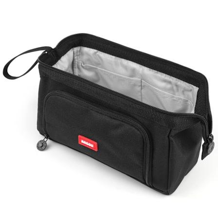 1 stk Stor Blyantveske Super Stor Veske Glidelås Glatt Penneveske Holder Kontorrekvisita Organizer Holdbar Black