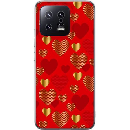 Kompatibel Mobilcover til Xiaomi Xiaomi 13 GoldenHearts