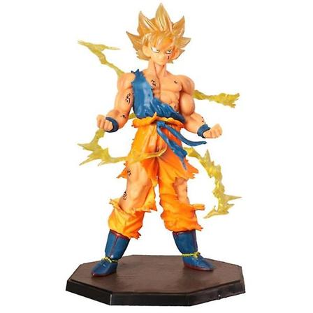 Anime Figur Dragon Ball Figurer Son Goku Super Saiyan Action Figurine Ornamenter Samling